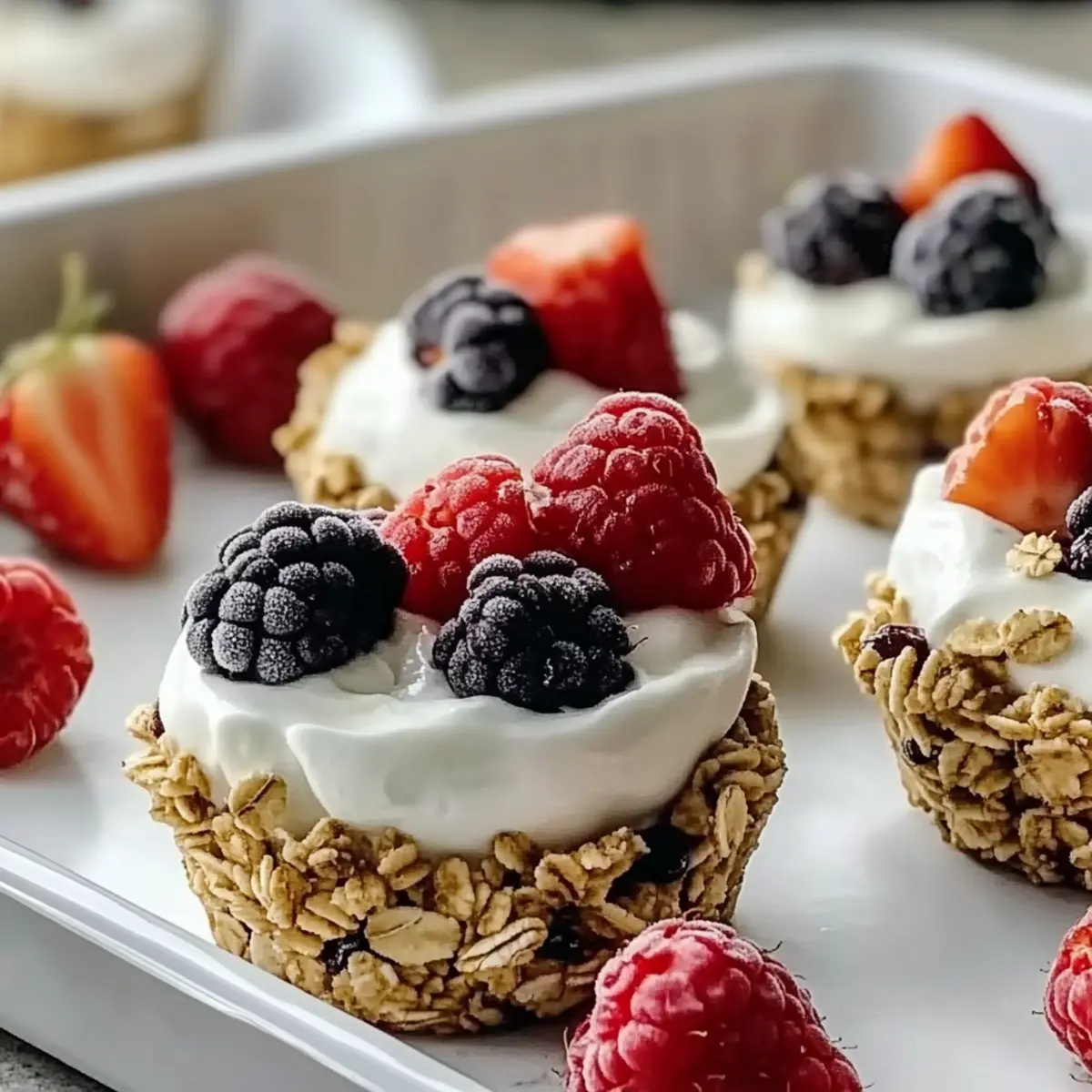 Delicious 5-Ingredient Frozen Yogurt Granola Bites Made Easy