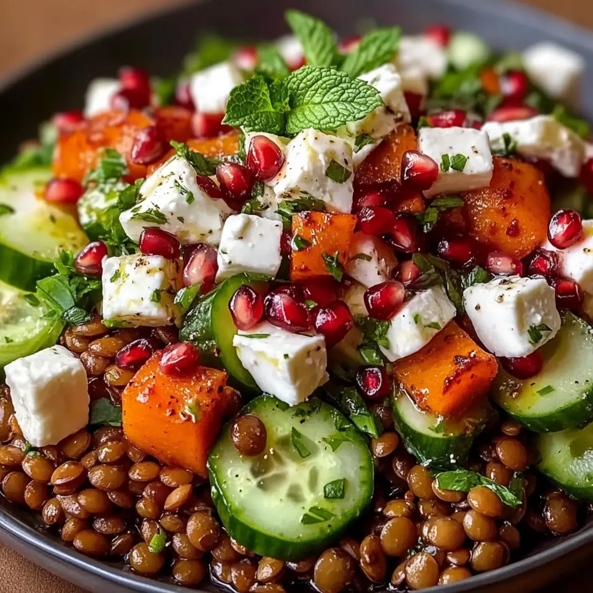 Delightful Orientalischer Linsensalat: Fresh, Healthy & Quick