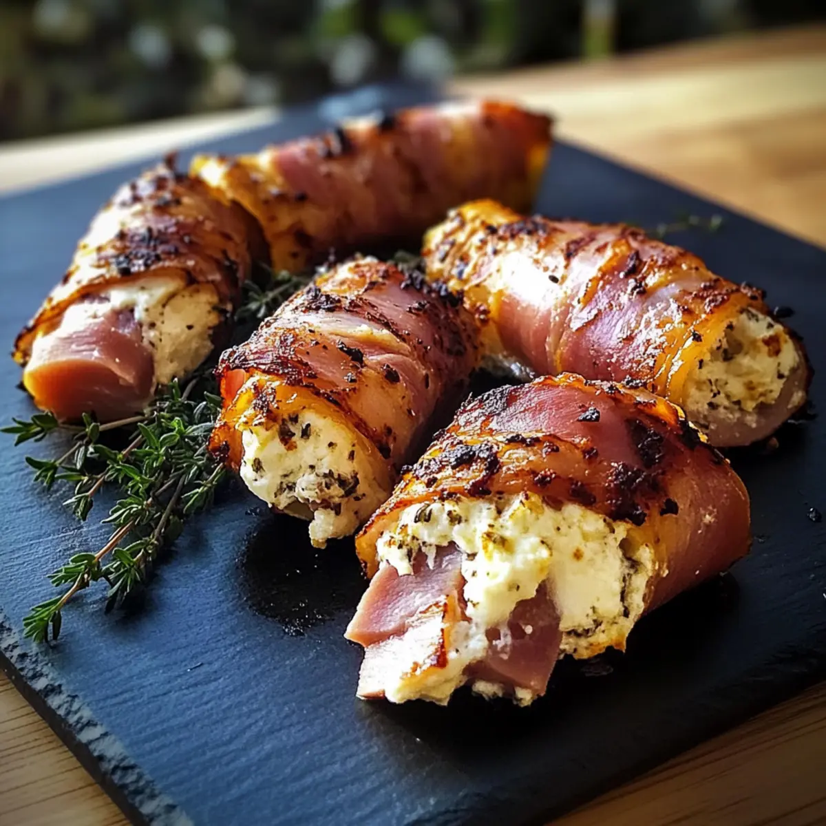 Grilled Feta and Ham Rolls – Ready in 15 Minutes!