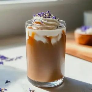 Lavender Honey Iced Coffee