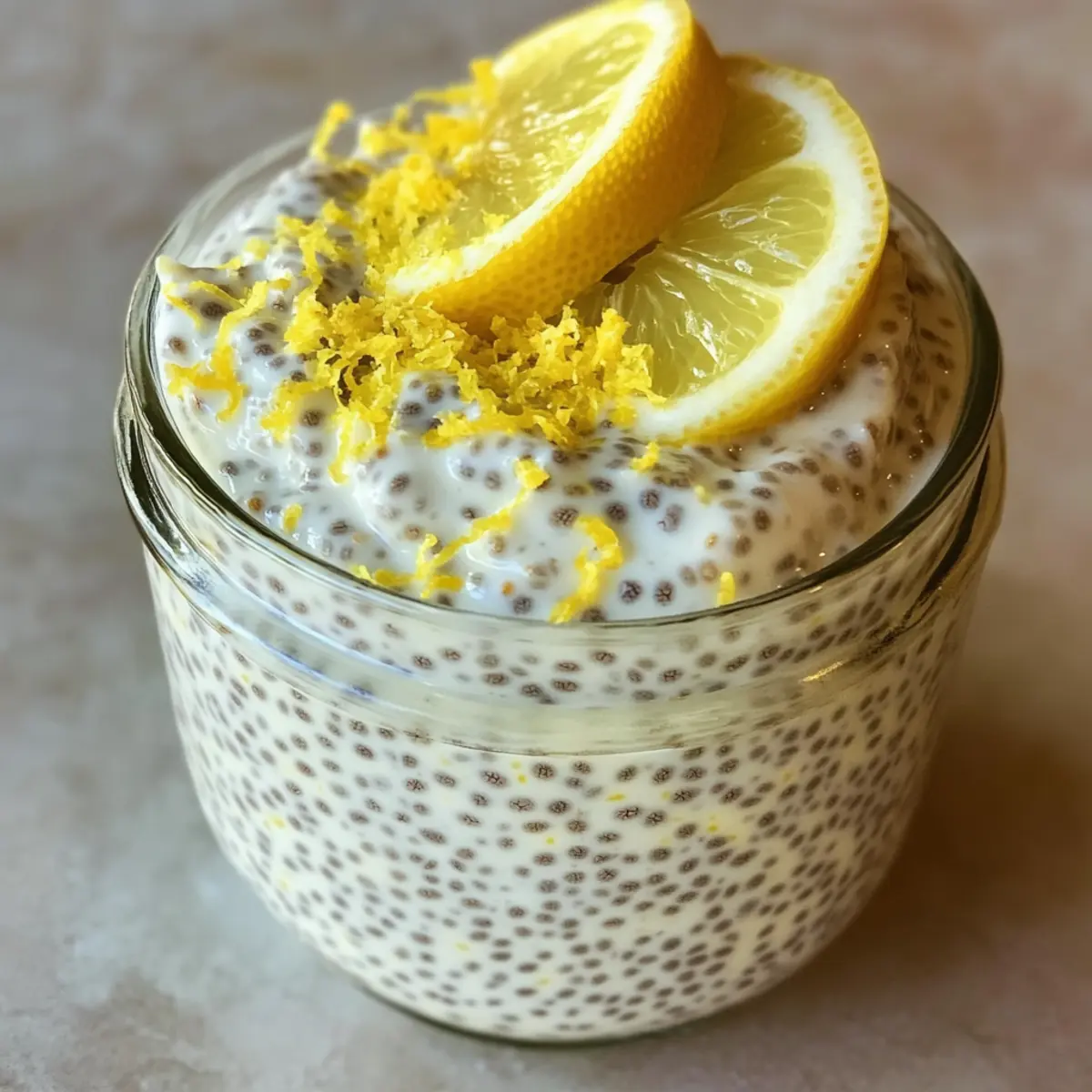 Lemon Cheesecake Chia Pudding for a Guilt-Free Treat
