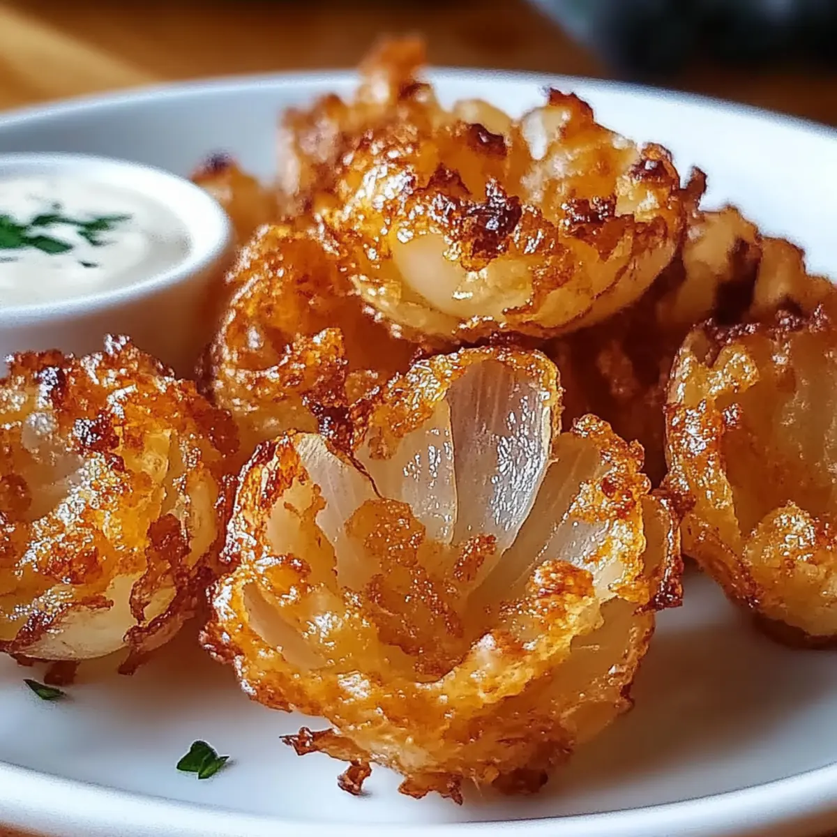 Bite-Sized Blooming Onions: Crunchy Delights for Any Party
