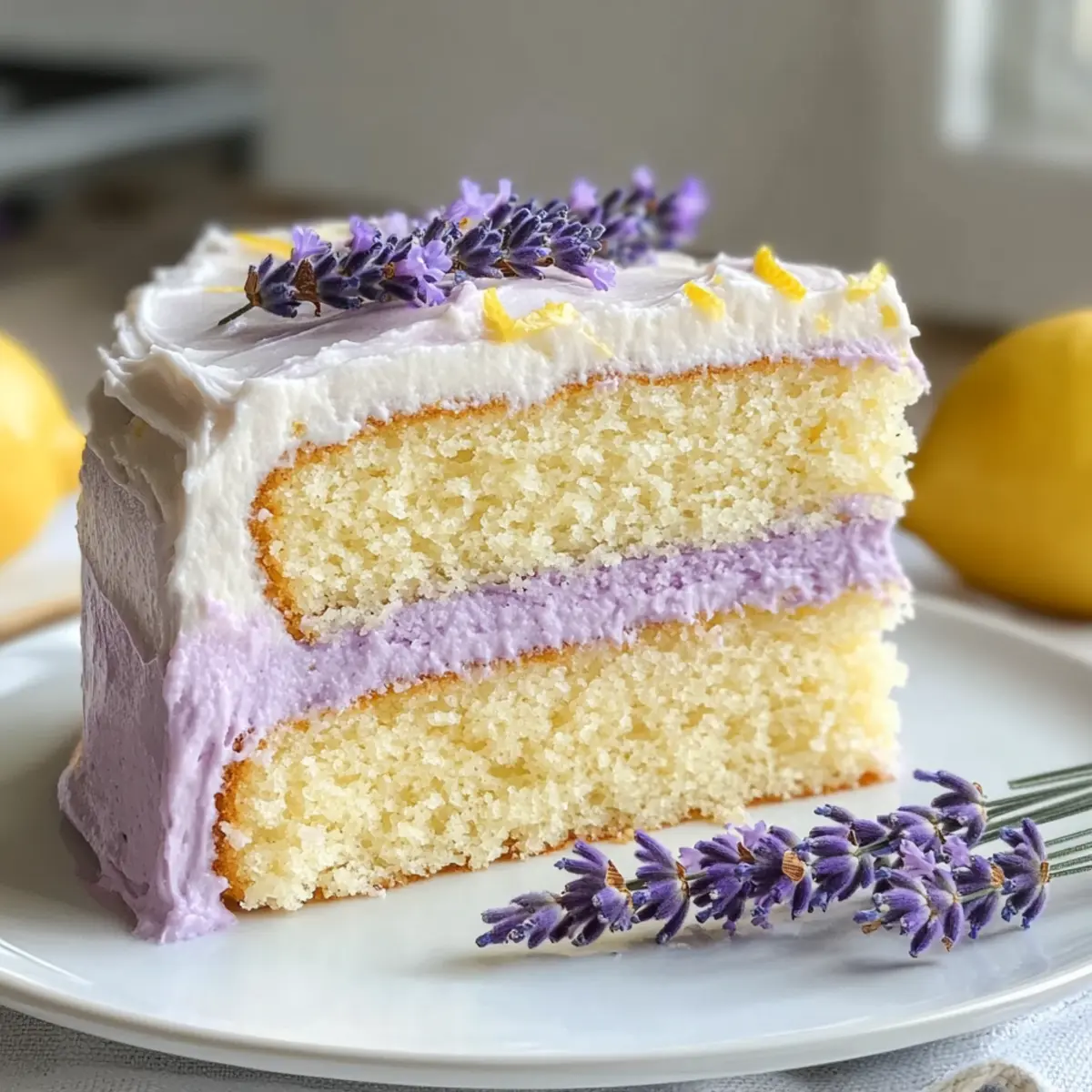 Lemon Lavender Cake: Elevate Your Dessert Game Today