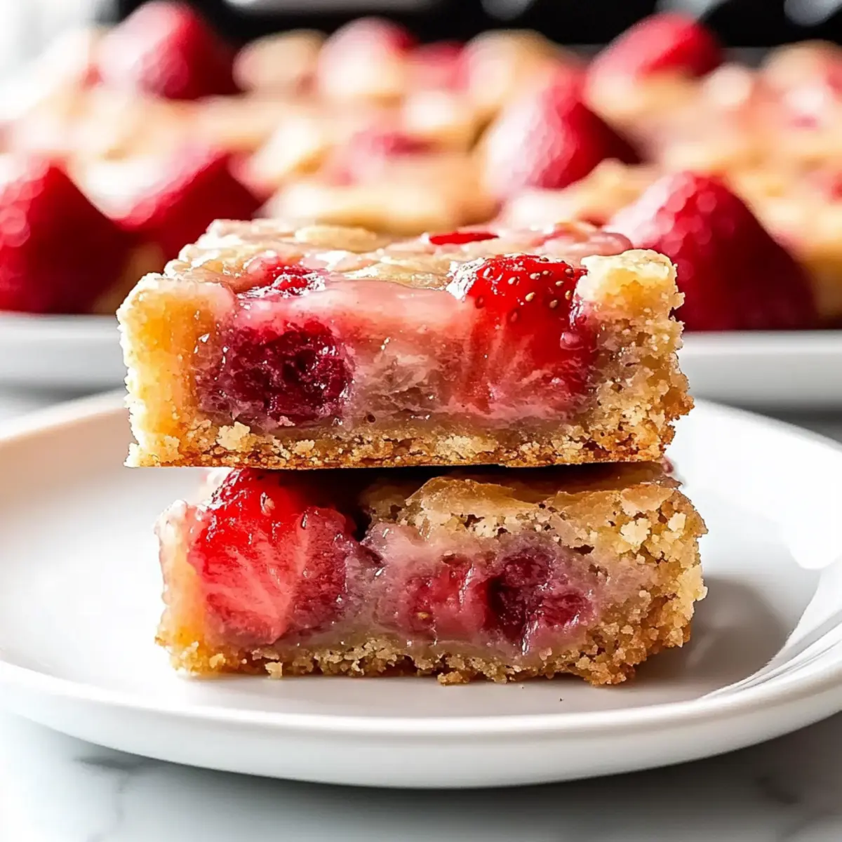Strawberry Lemon Blondies: Your New Favorite Spring Treat