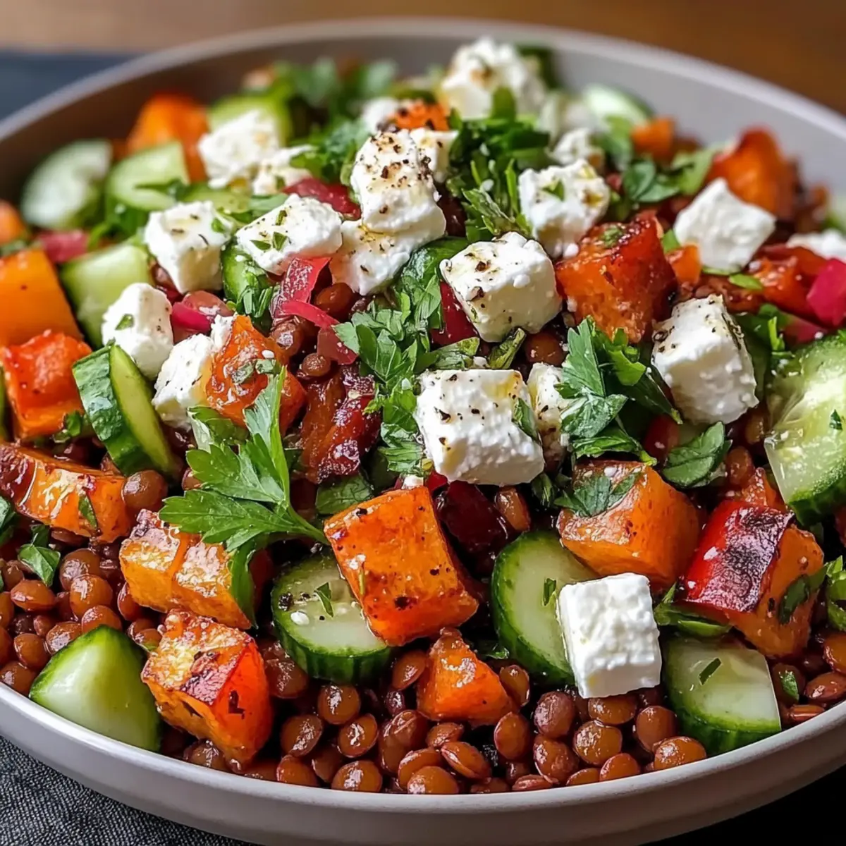 Vibrant Oriental Lentil Salad That's Bursting with Flavor