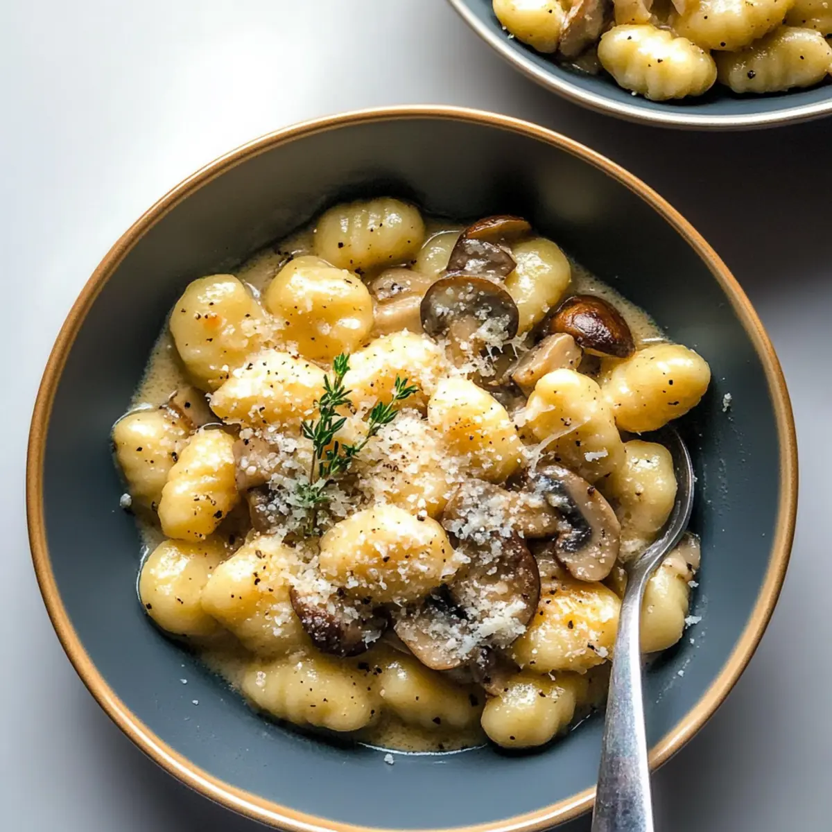 Gnocchi with Creamy Mushroom Sauce for Cozy Nights In
