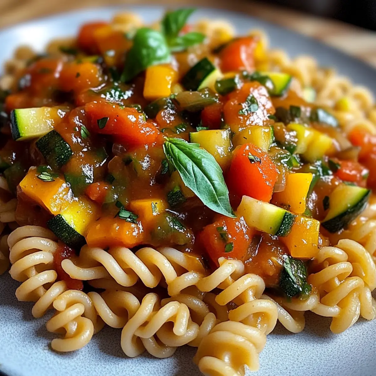 Delicious Healthy Pasta with Vegetable Sauce You’ll Love