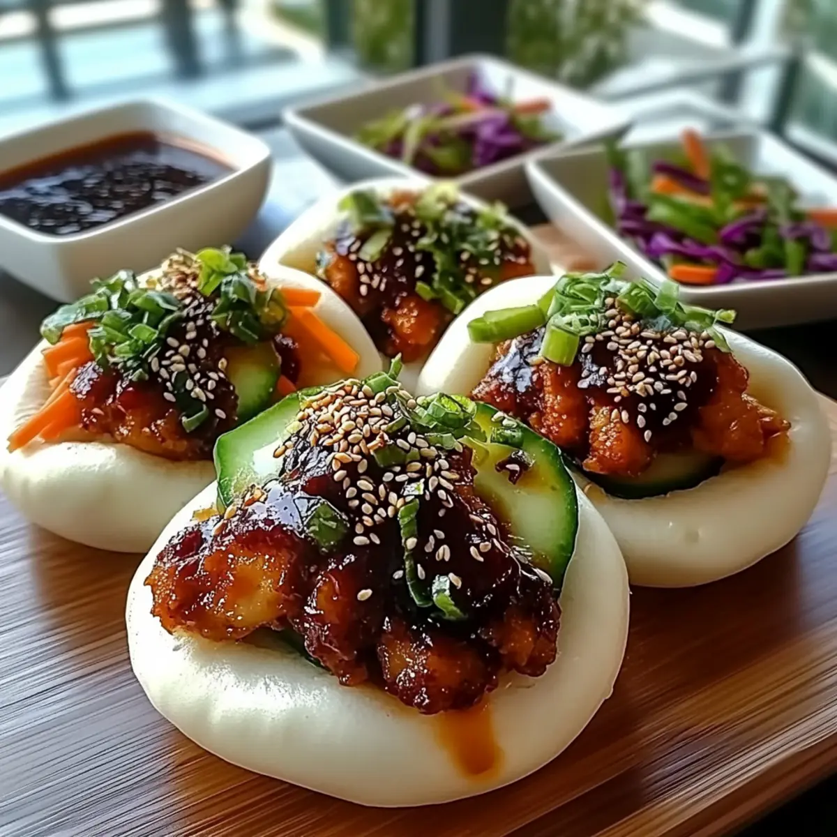 Homemade Korean Chicken Bao Buns for a Cozy Dinner Night