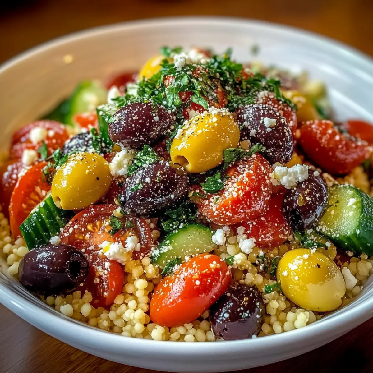 Refreshing Couscous Salad: Quick & Healthy Mediterranean Delight