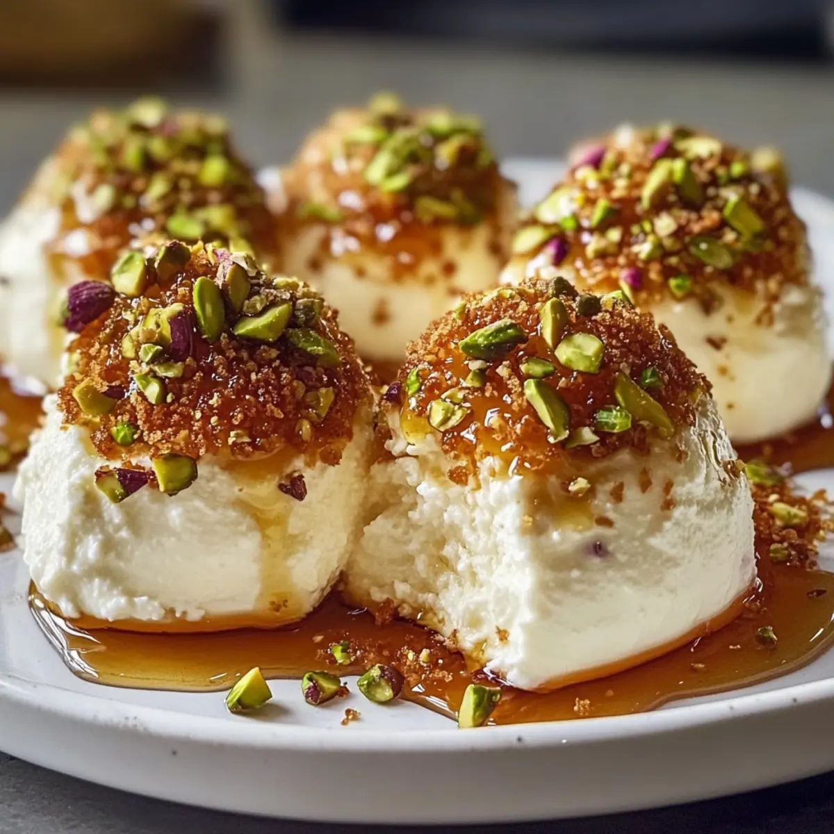 Creamy Ricotta and Pistachio Honey Bites for Blissful Snacking