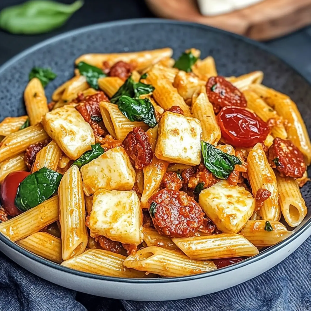 Delicious Chorizo and Halloumi Pasta in Just 30 Minutes