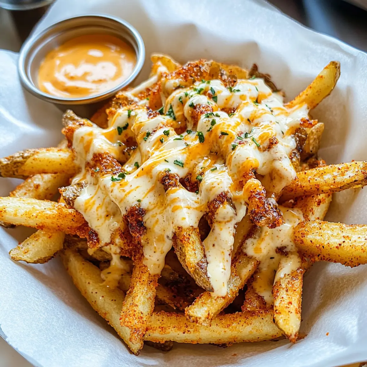 Irresistible Louisiana Voodoo Fries with Cheesy Ranch Bliss