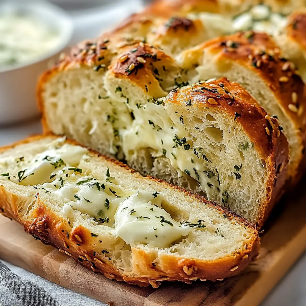 Cheesy Italian Herb and Cheese Bread for Cozy Nights