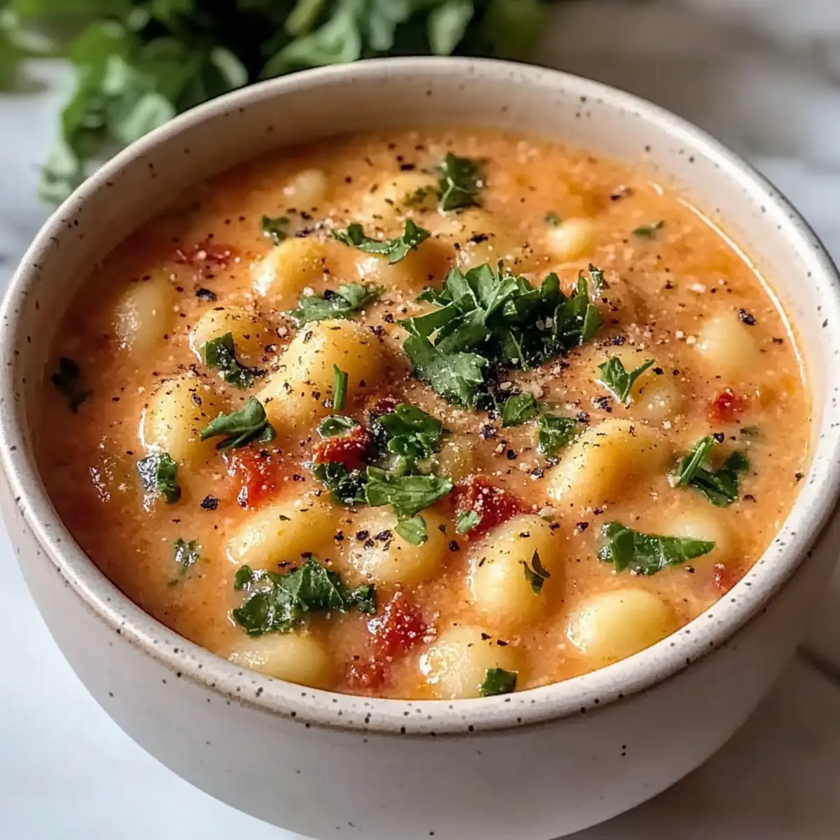 Creamy Sun Dried Tomato Gnocchi Soup for Cozy Nights