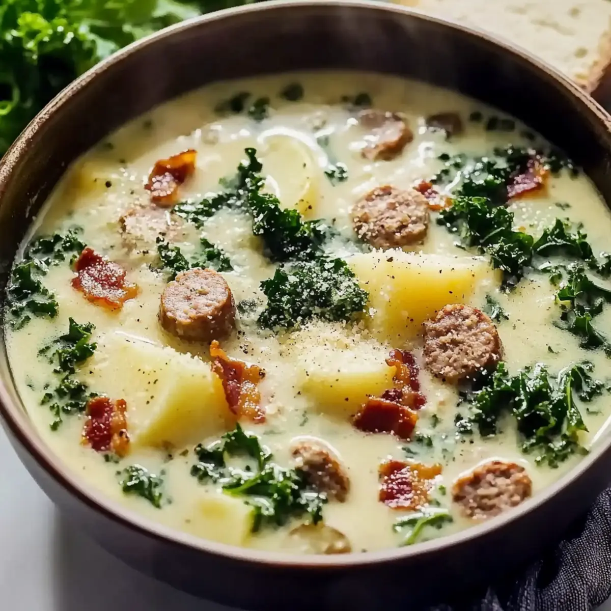 Cozy Up with Olive Garden Sausage Kale and Potato Soup