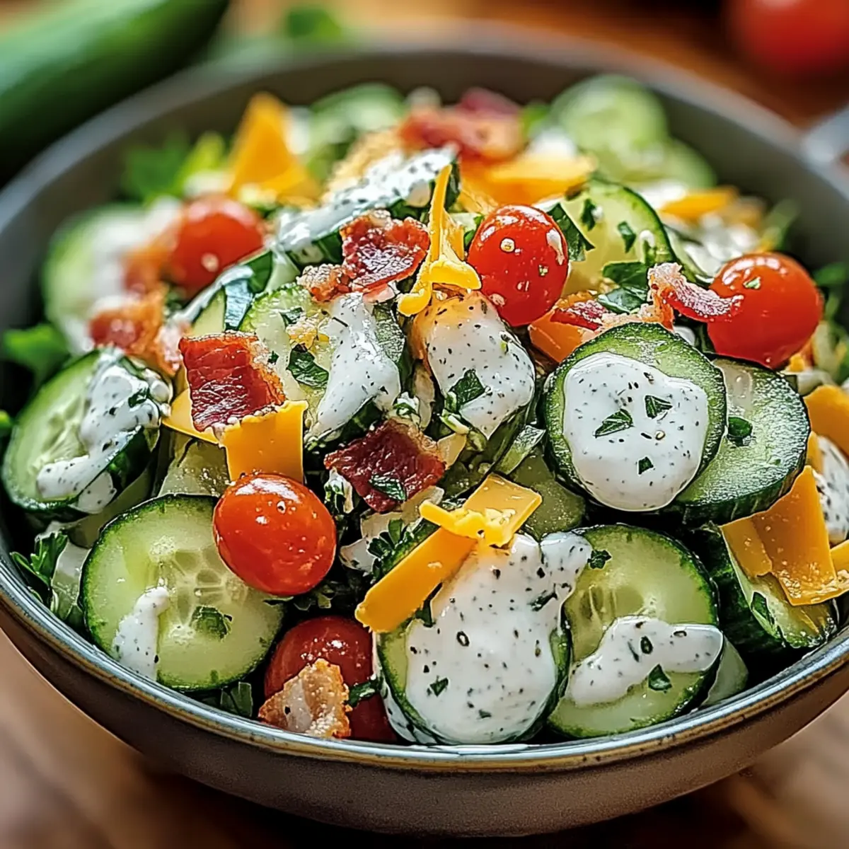 Cucumber Ranch Crack Salad: A Crunchy, Flavorful Delight