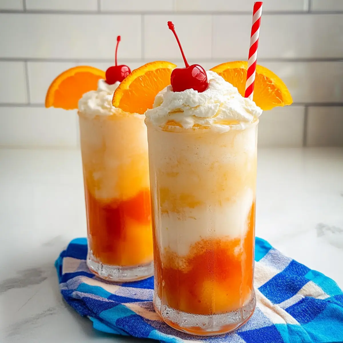 Delight in Refreshing Orange Floats: A Nostalgic Treat