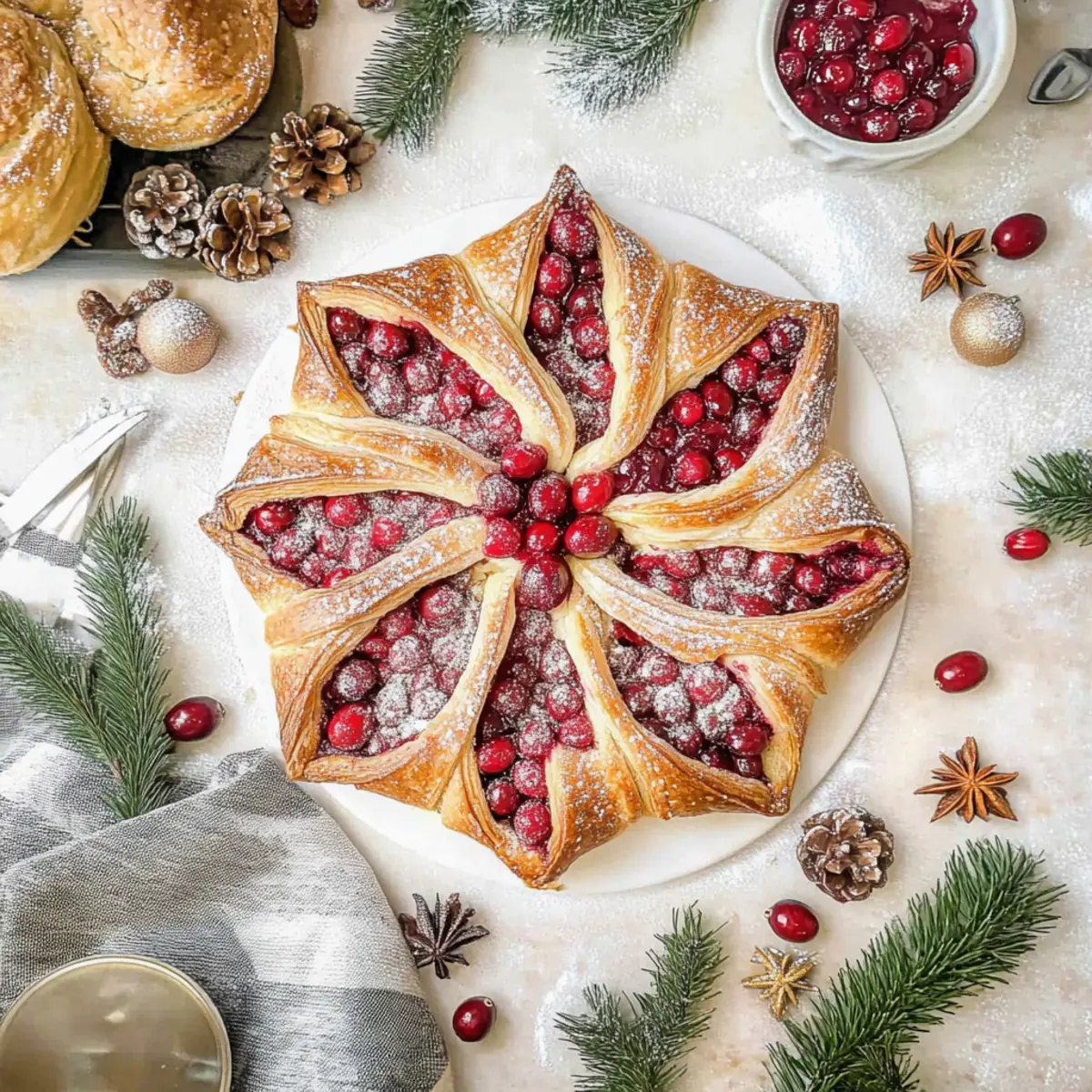 Cranberry Star Bread: Your Festive Showstopper Recipe