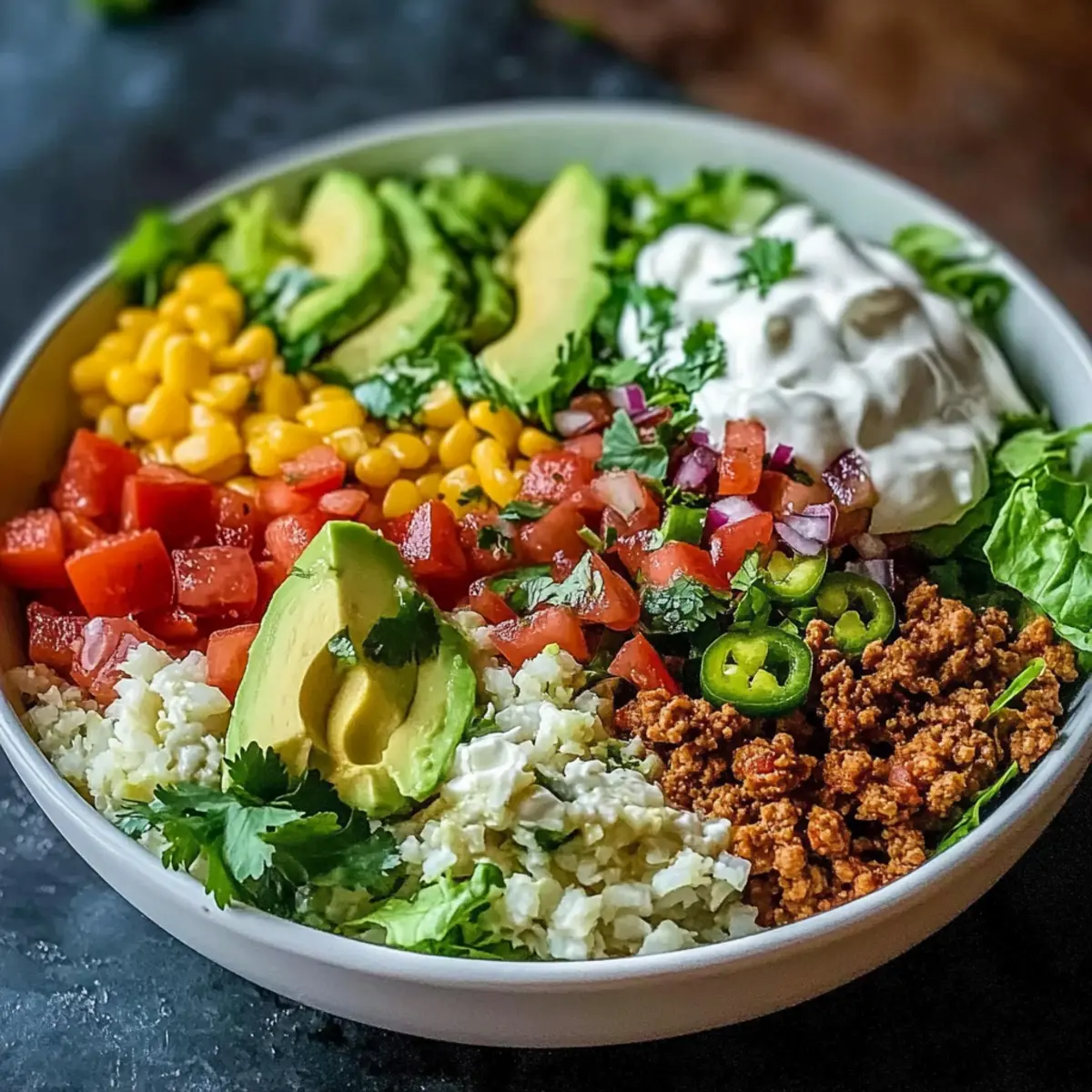 Easy Low Carb Burrito Bowl – Flavorful & Guilt-Free Delight