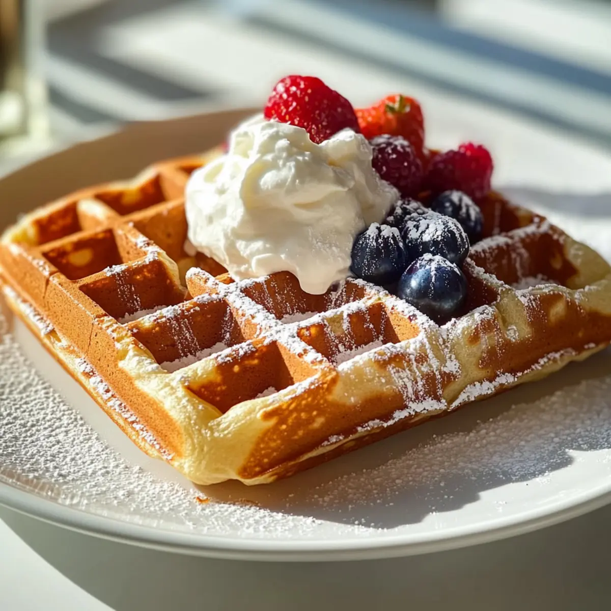 Fluffy Waffle Batter for Belgian Waffles with Vanilla Bliss