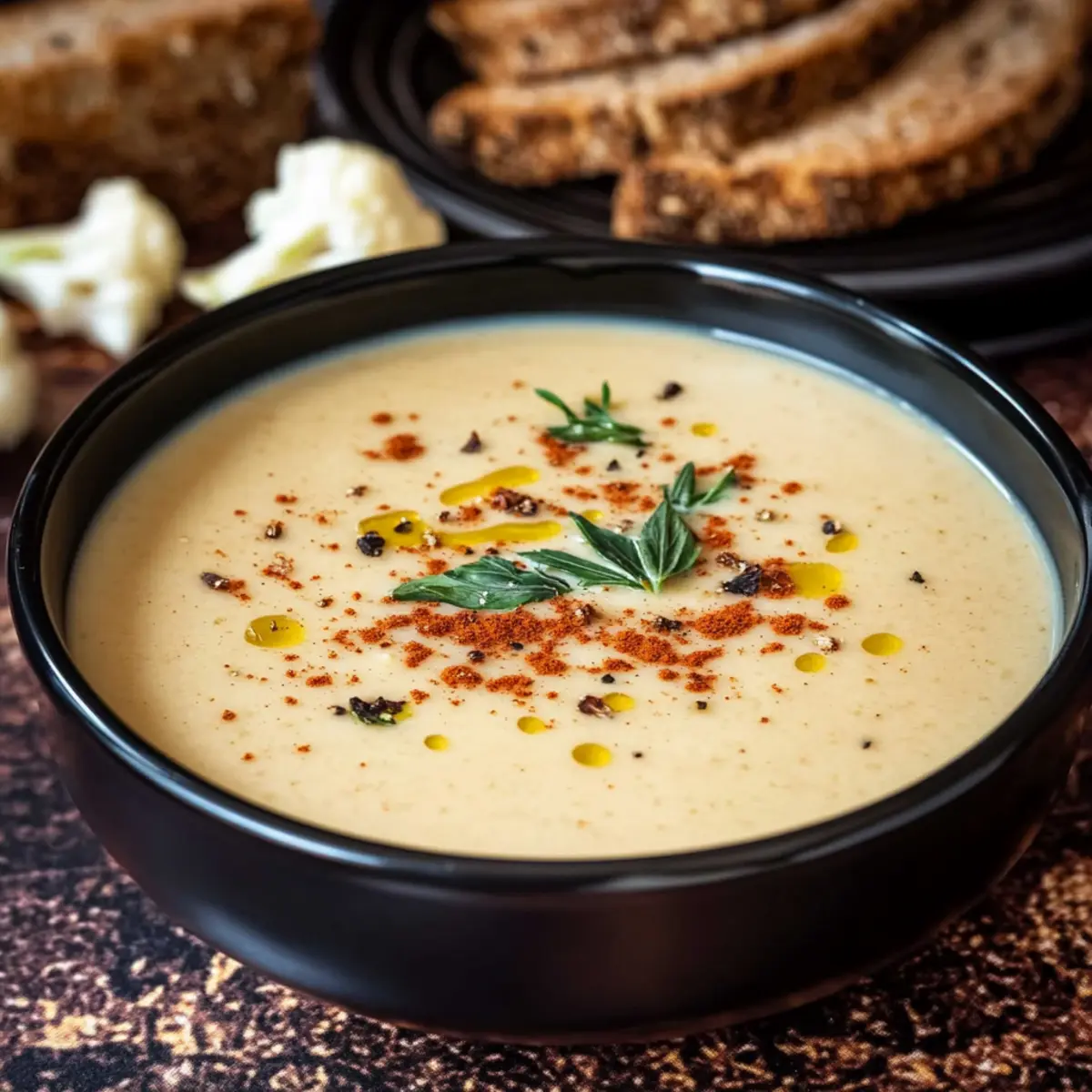 Creamy Vegan Roasted Cauliflower Soup for Cozy Nights