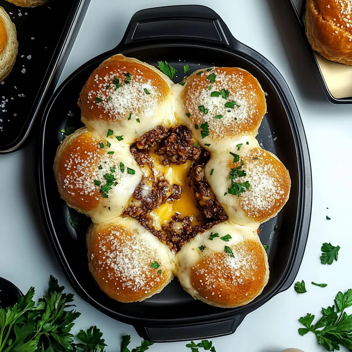 Delicious Garlic Parmesan Cheeseburger Bombs for Your Next Party