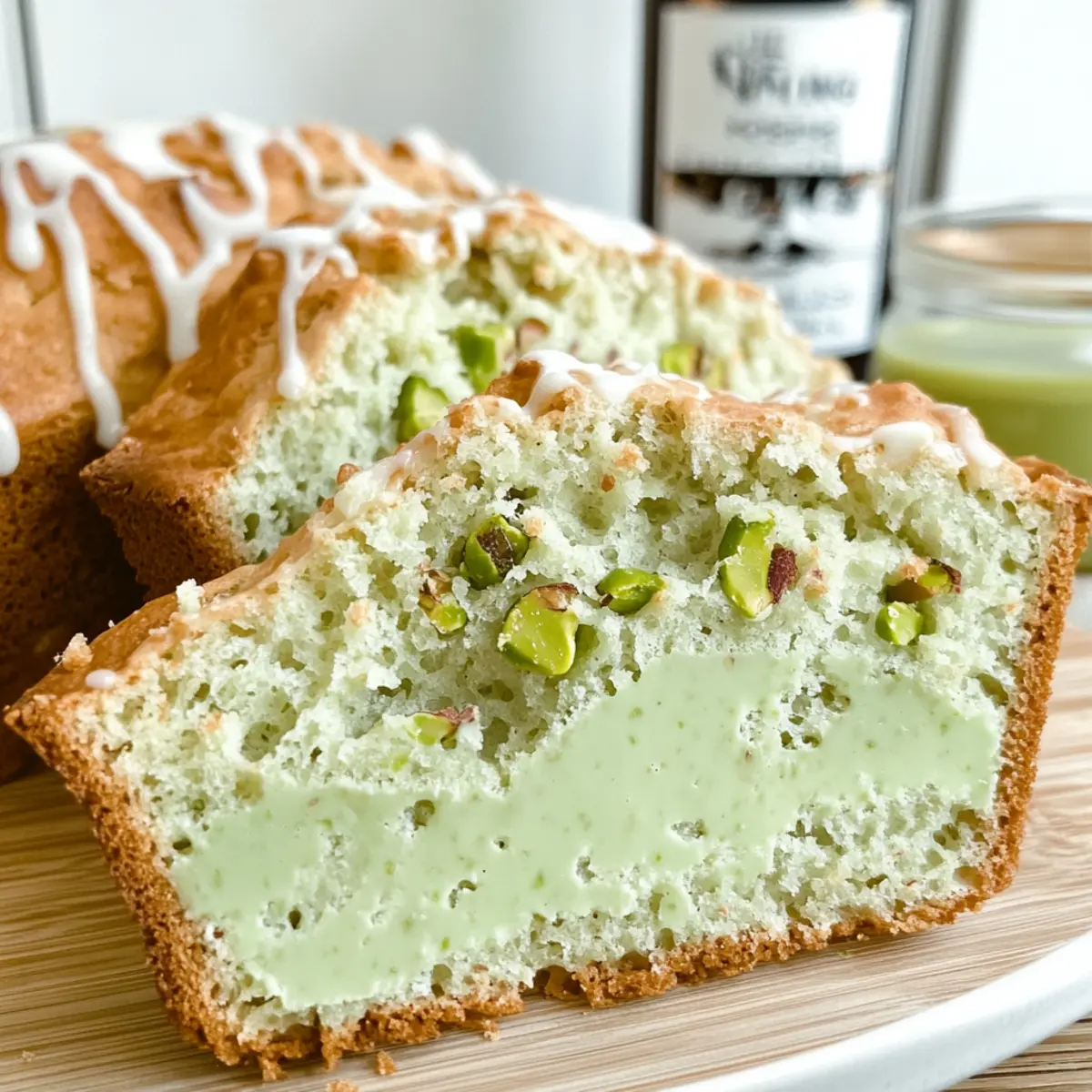 Irresistible Pistachio Pudding Bread for Sweet Cravings