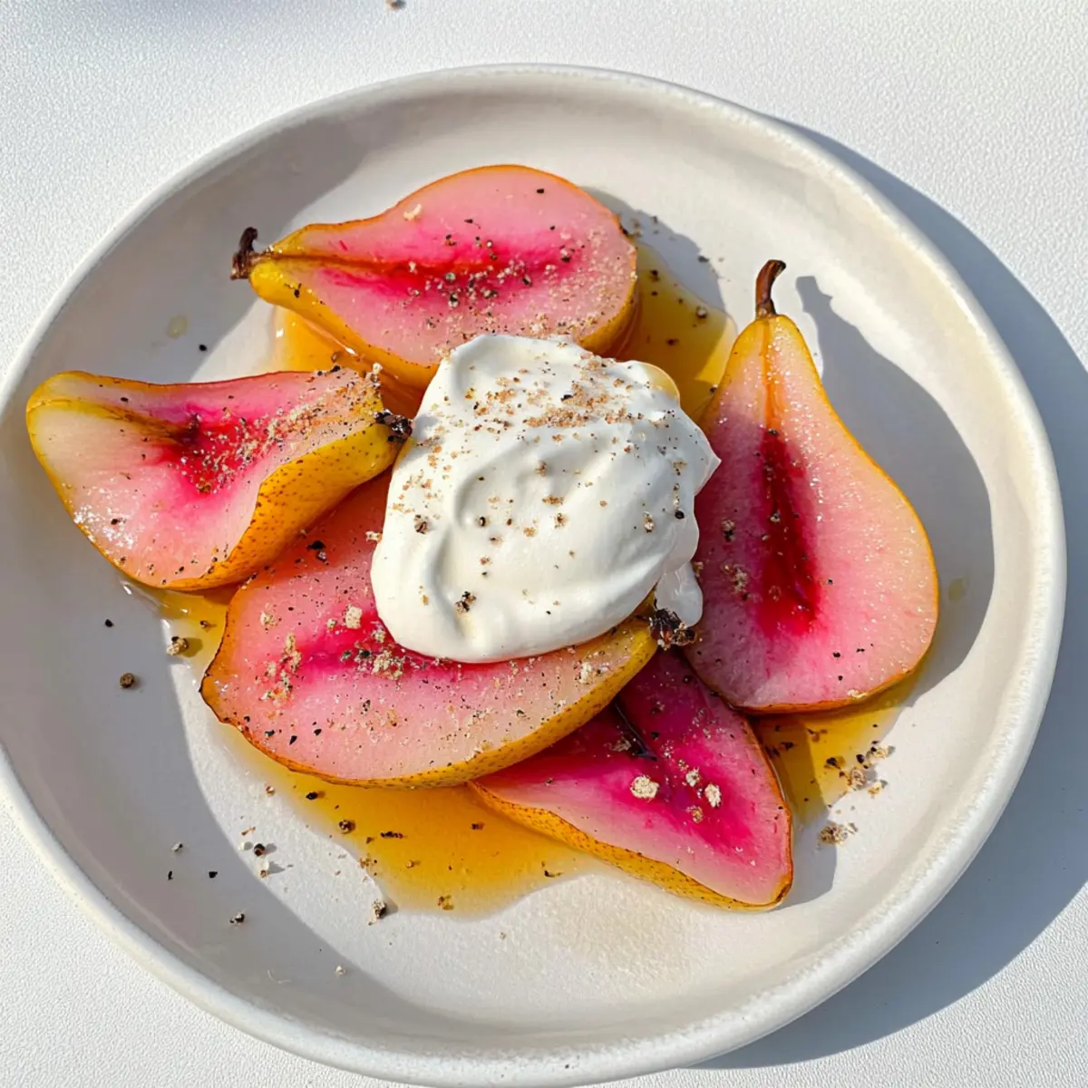 Hibiscus & Orange Poached Pears: A Refreshing Twist on Dessert