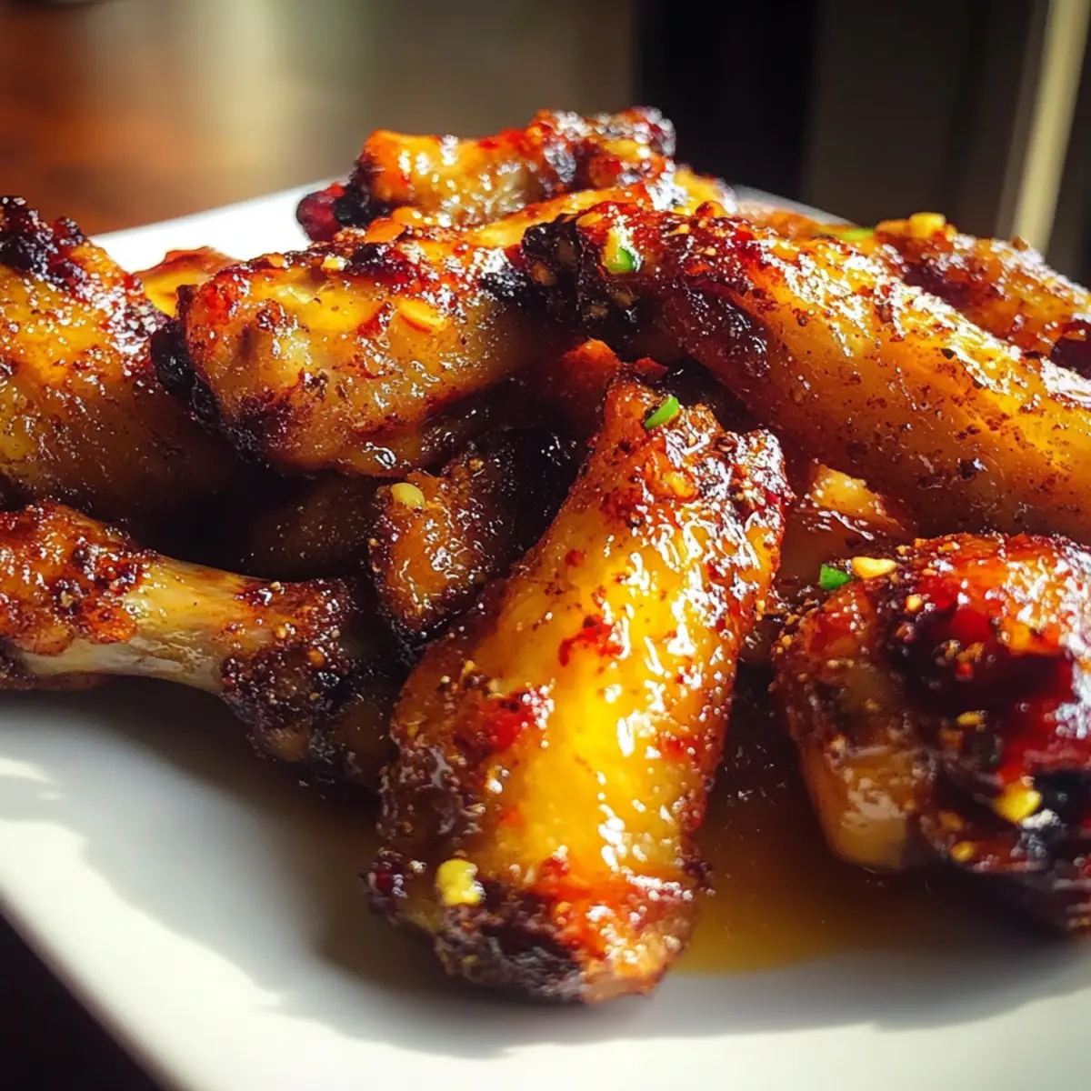 Sweet and Spicy Pineapple Cowboy Candy Chicken Wings Delight