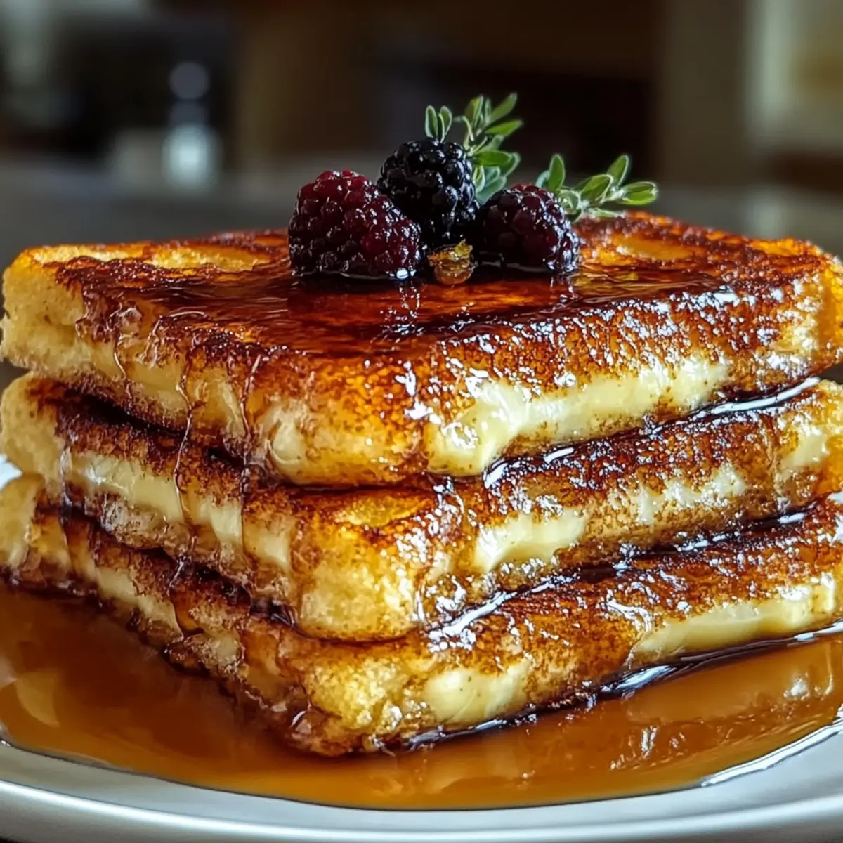 Irresistible Crème Brûlée French Toast for a Cozy Breakfast