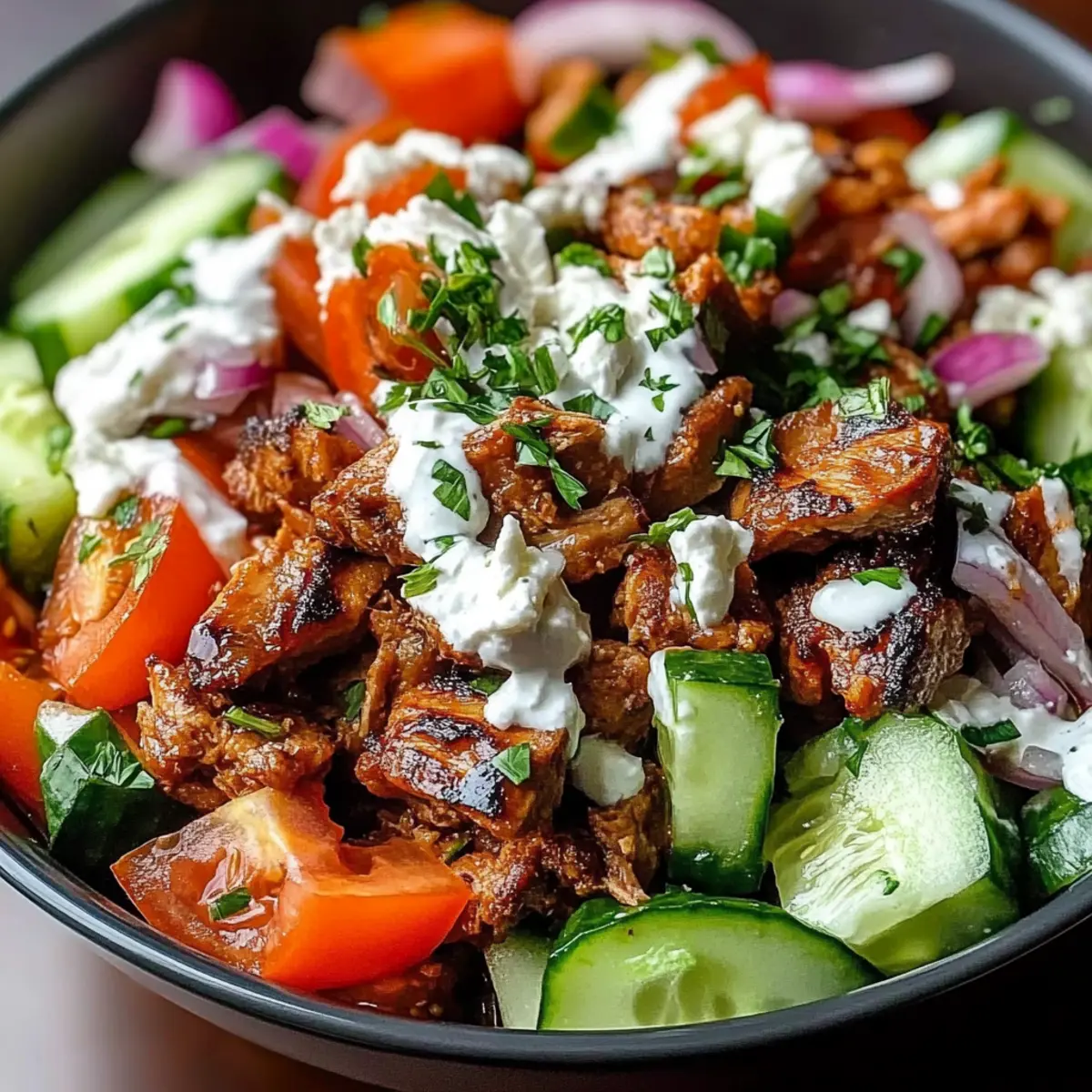 Proteinreiche Döner-Bowl: Your New Favorite Meal Prep Gem