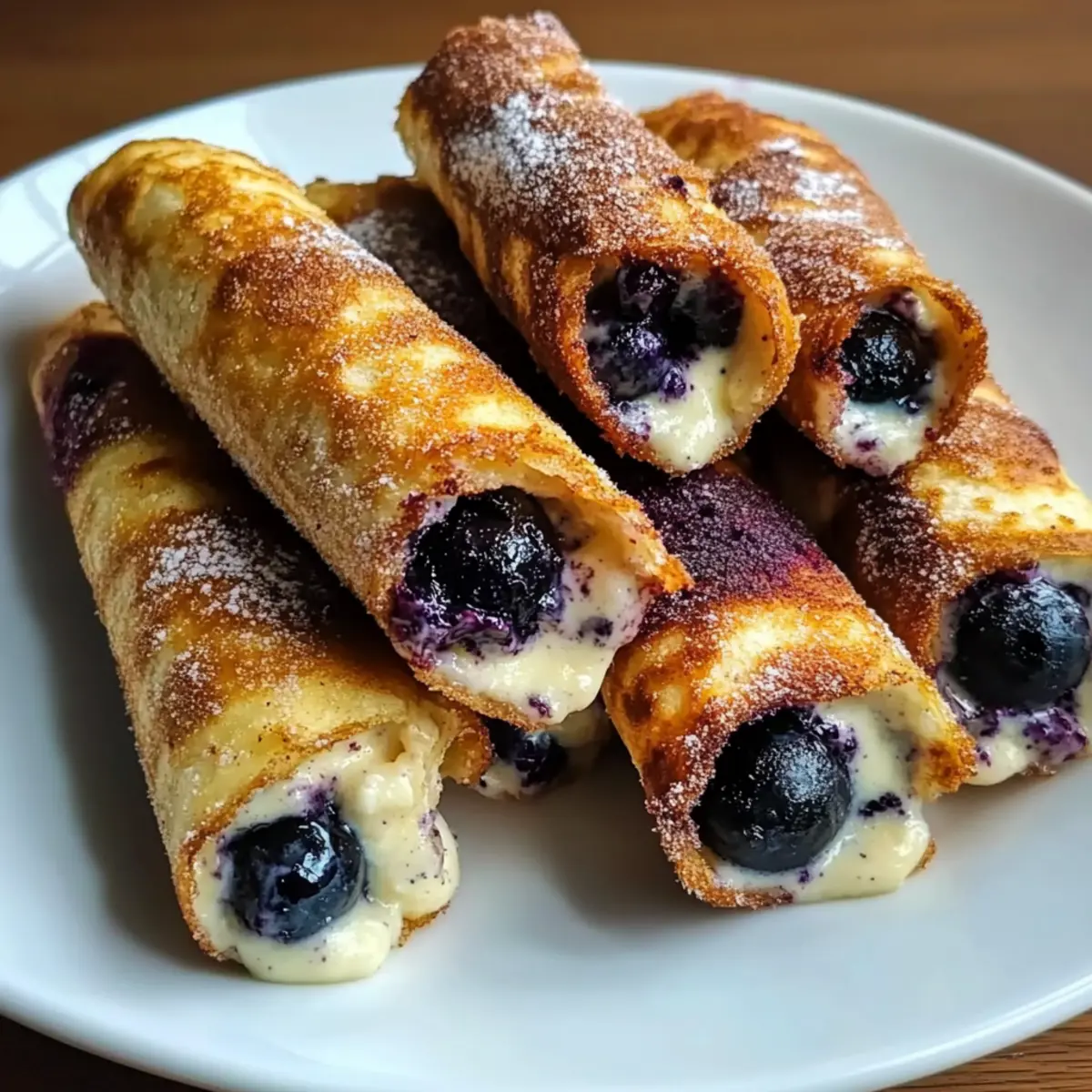 Sweet Air Fryer Blueberry Cheesecake Taquitos You’ll Love