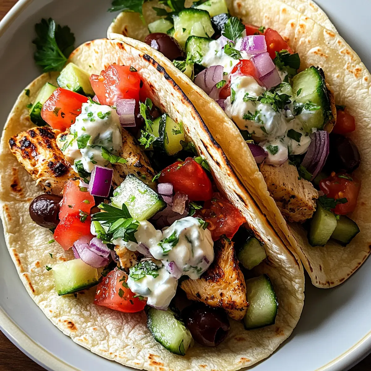 Mediterranean Chicken Tacos That’ll Make Dinner Exciting
