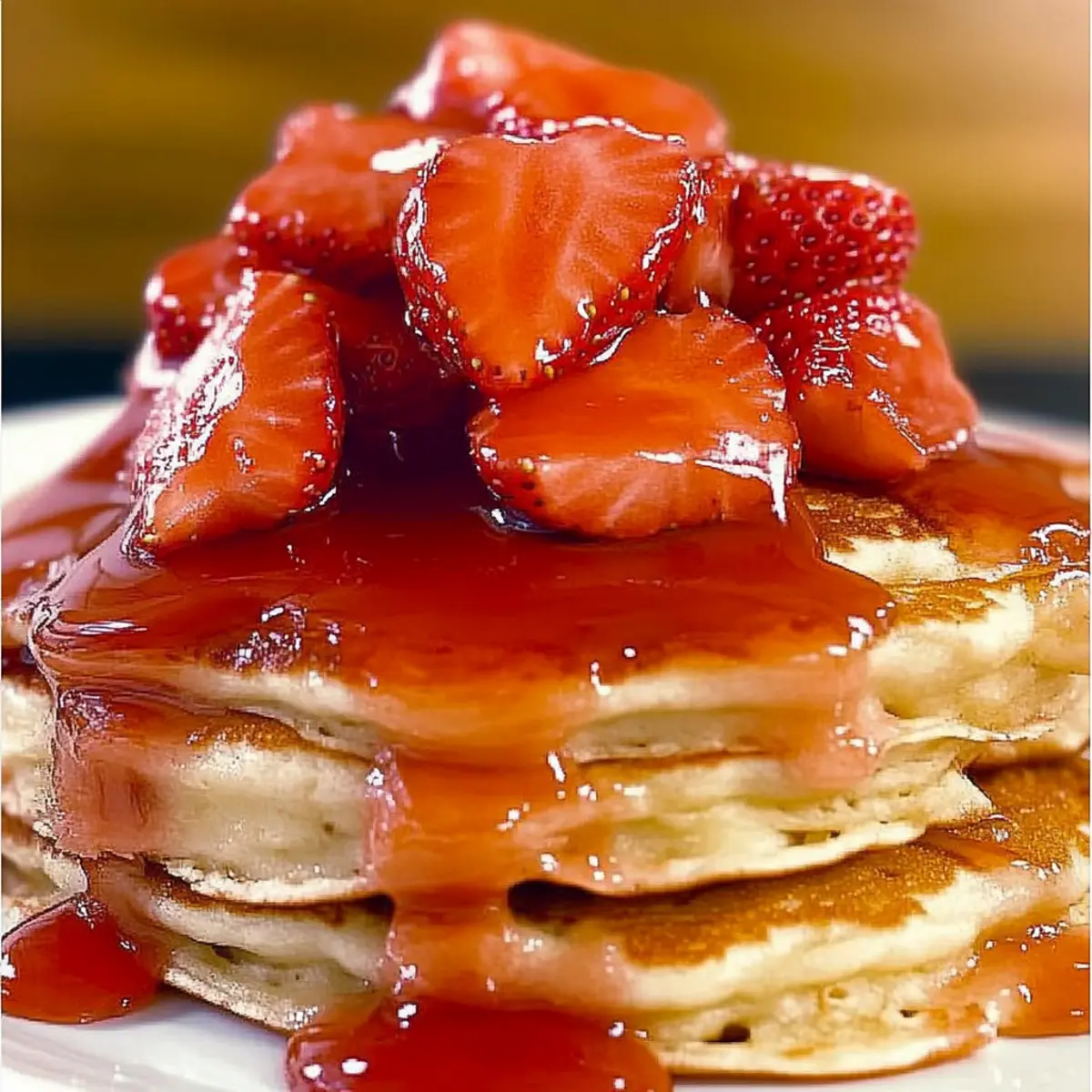 Heavenly Strawberry Cheesecake Pancakes for a Sweet Morning