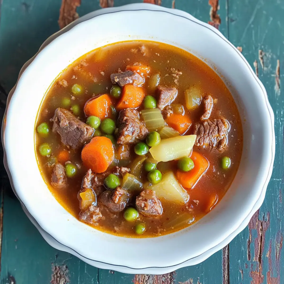 Nourishing Old-Fashioned Vegetable Beef Soup That Warms the Soul