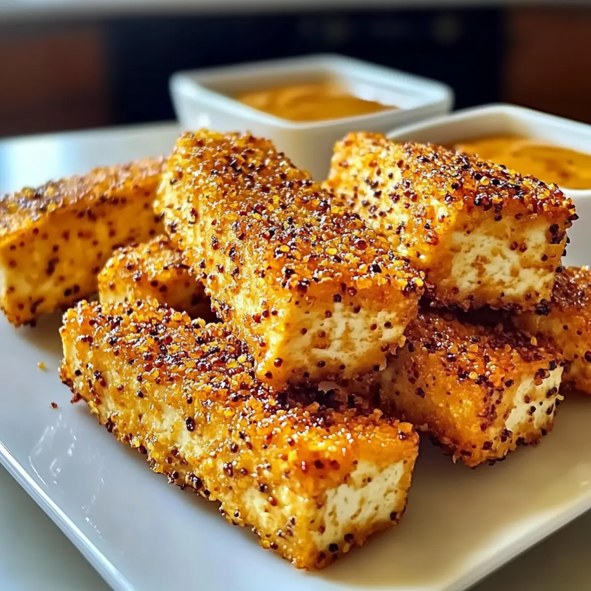 Crispy Baked Honey Mustard Tofu Tenders That Wow Your Tastebuds