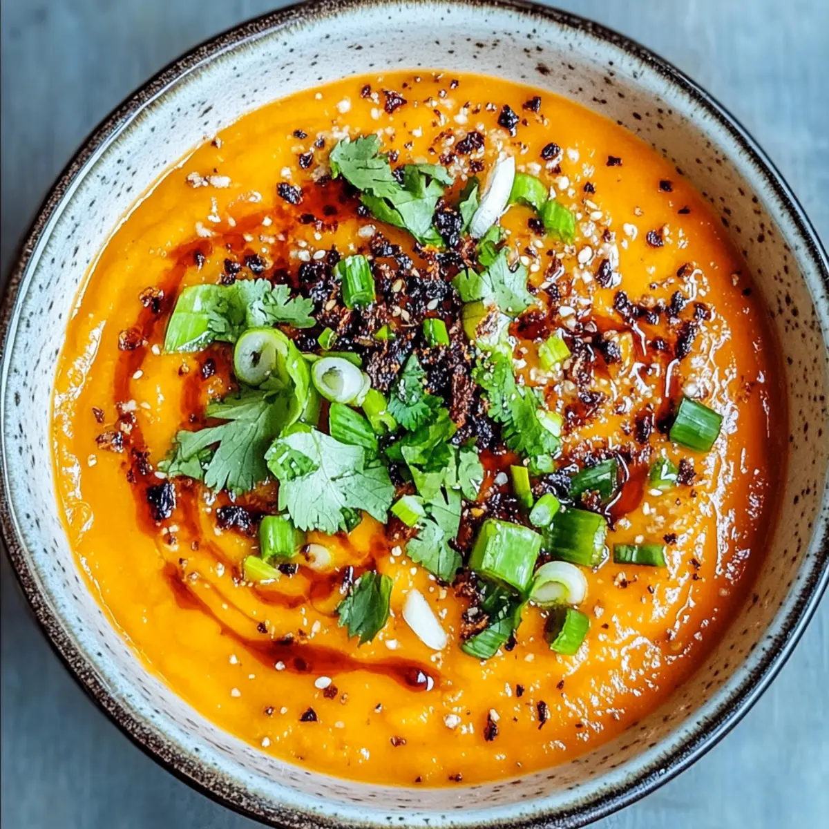 Spicy Miso Carrot Soup that Warms Your Heart and Soul