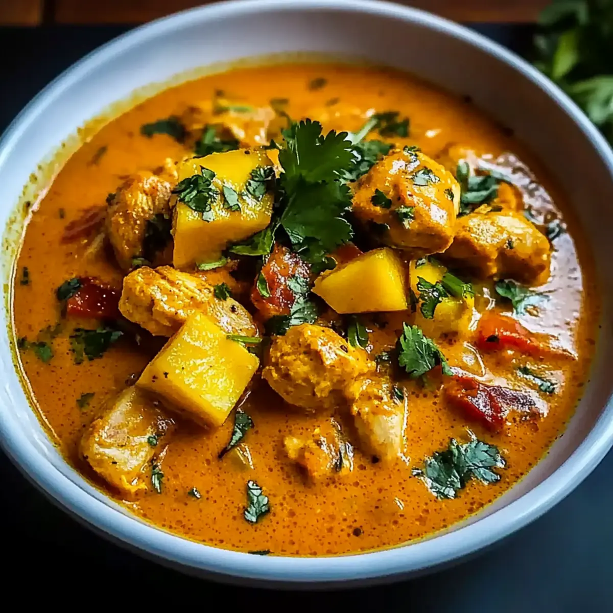 Irresistible Mango Chicken Curry for a Tropical Dinner Delight