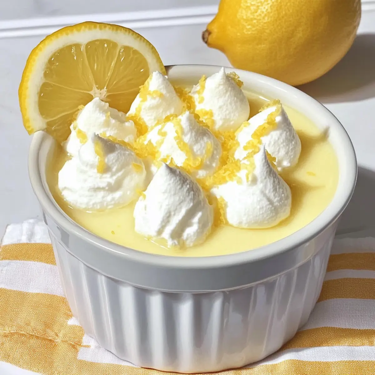Creamy Lemon Mousse: A Refreshing Homemade Delight