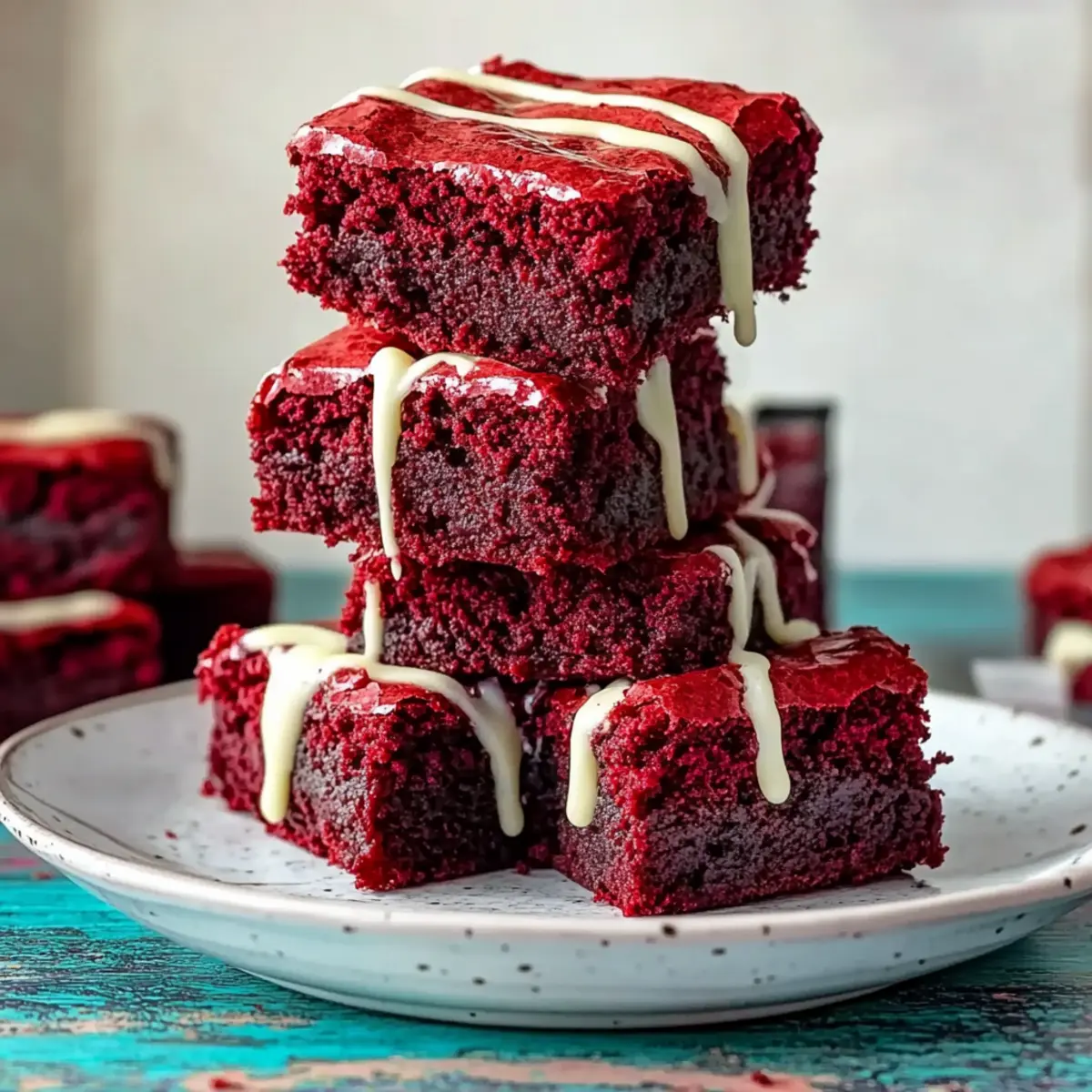 Fudgy Red Velvet Brownies: One Bowl Indulgence Redefined
