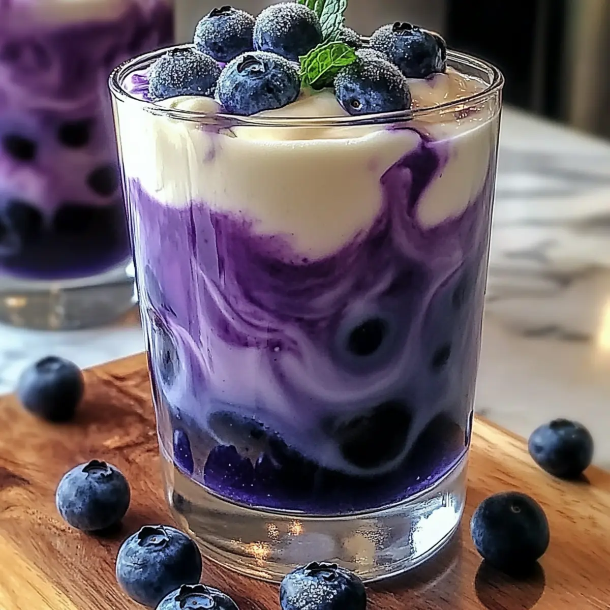 Delight in Blueberry Italian Cream Soda: Guilt-Free Refreshment