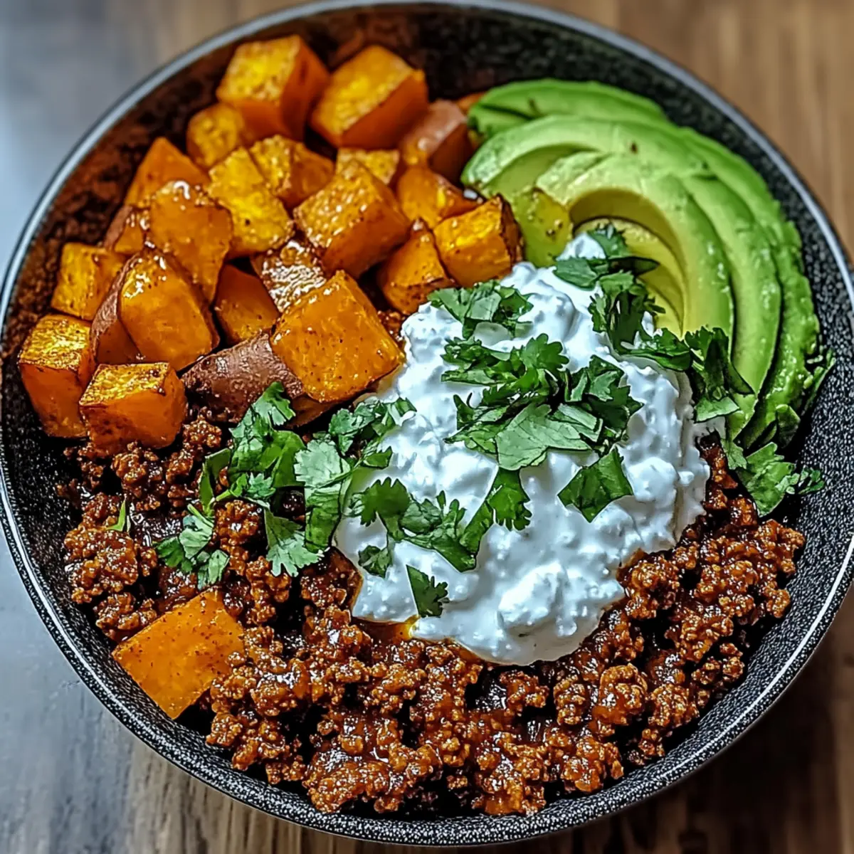 Delicious Ground Beef Hot Honey Bowl for Cozy Nights