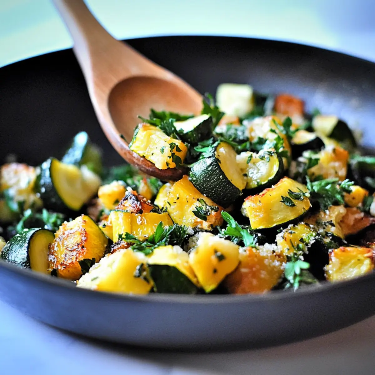 Low Carb Garlic Butter Zucchini & Yellow Squash for Quick Nights