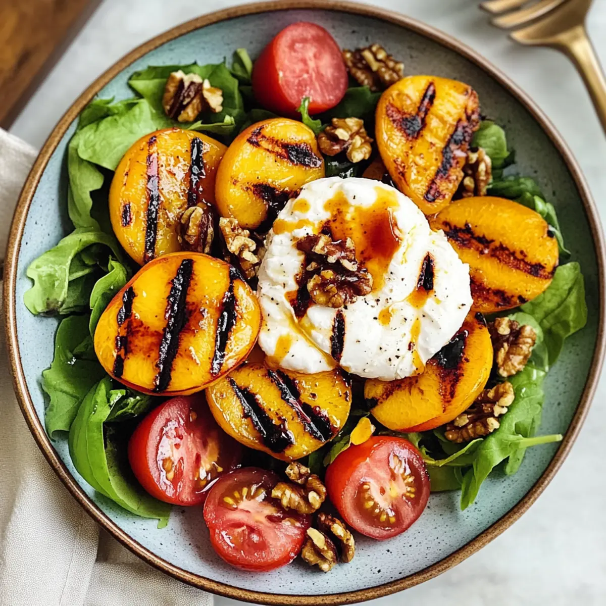 Grilled Peach and Burrata Salad: Your Summer Flavor Feast