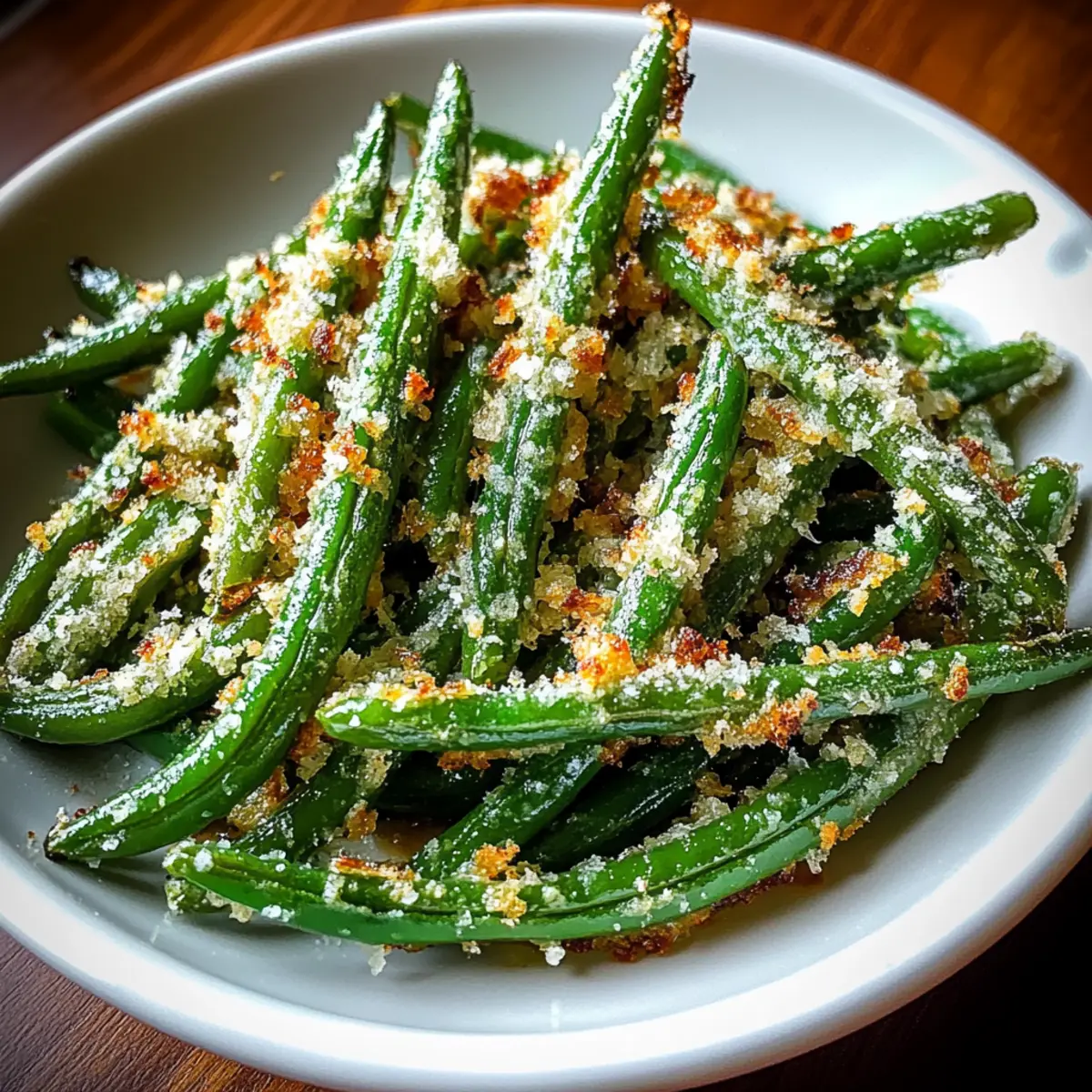 Crispy Garlic Parmesan Roasted Green Beans You’ll Love