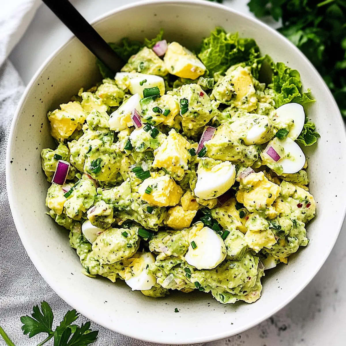 Avocado Egg Salad: Creamy, Healthy Comfort in Every Bite