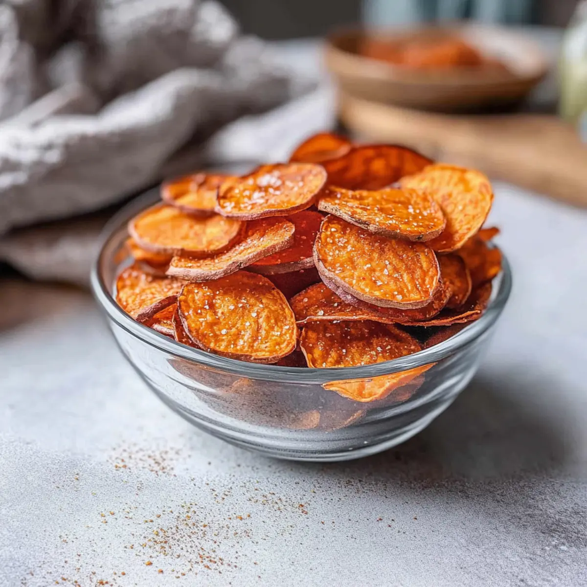 Crispy Air Fryer Sweet Potato Chips for Guilt-Free Snacking