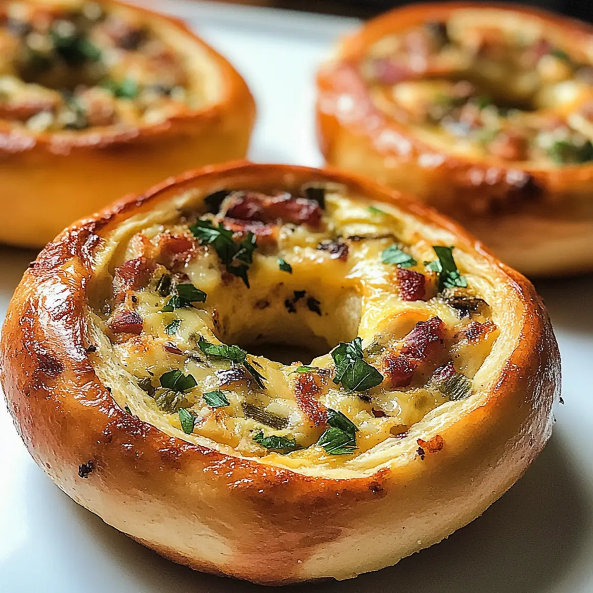 Quiche Stuffed Bagels: A Customizable Breakfast Delight