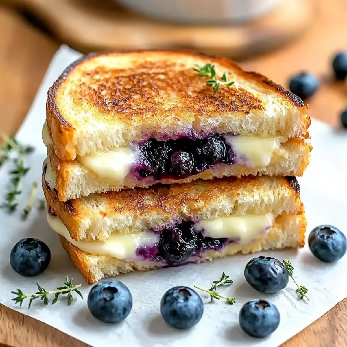 Crispy Blueberry Grilled Cheese That Elevates Your Brunch Game