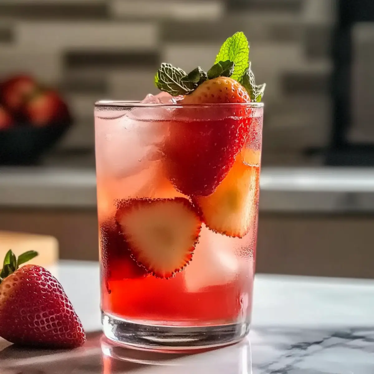 Refreshing Strawberry Iced Tea for Your Summer Sips